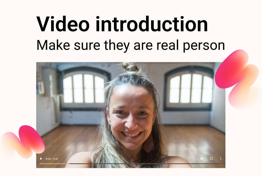 Video introduction - Get to know someone before going on a date